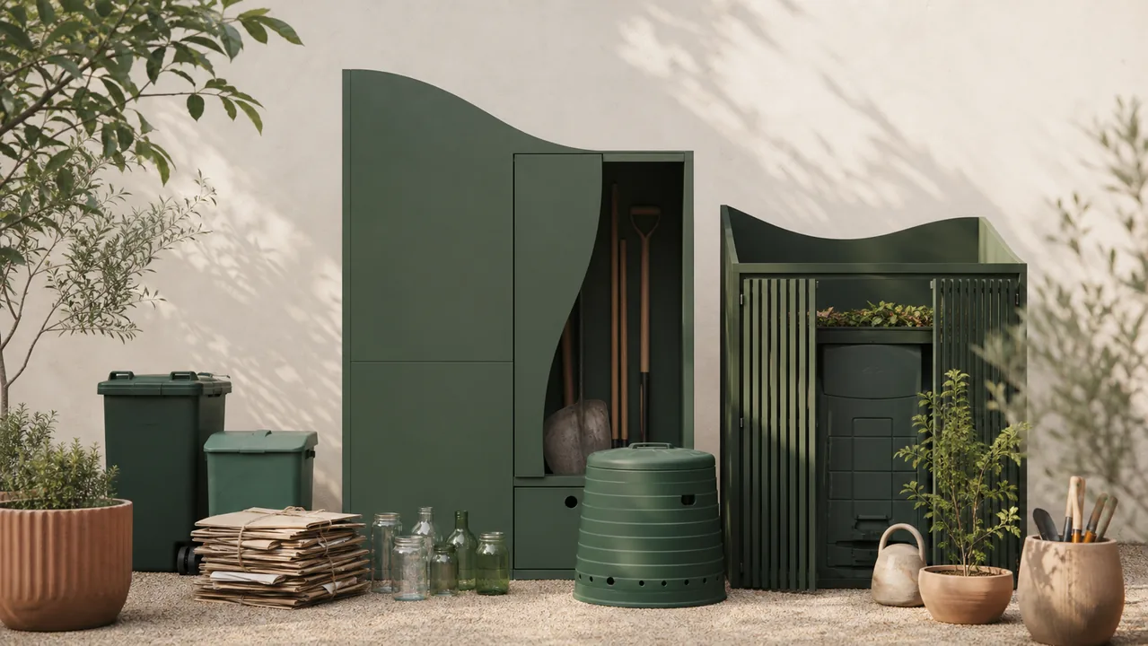 Visuel d’un abri de rangement extérieur