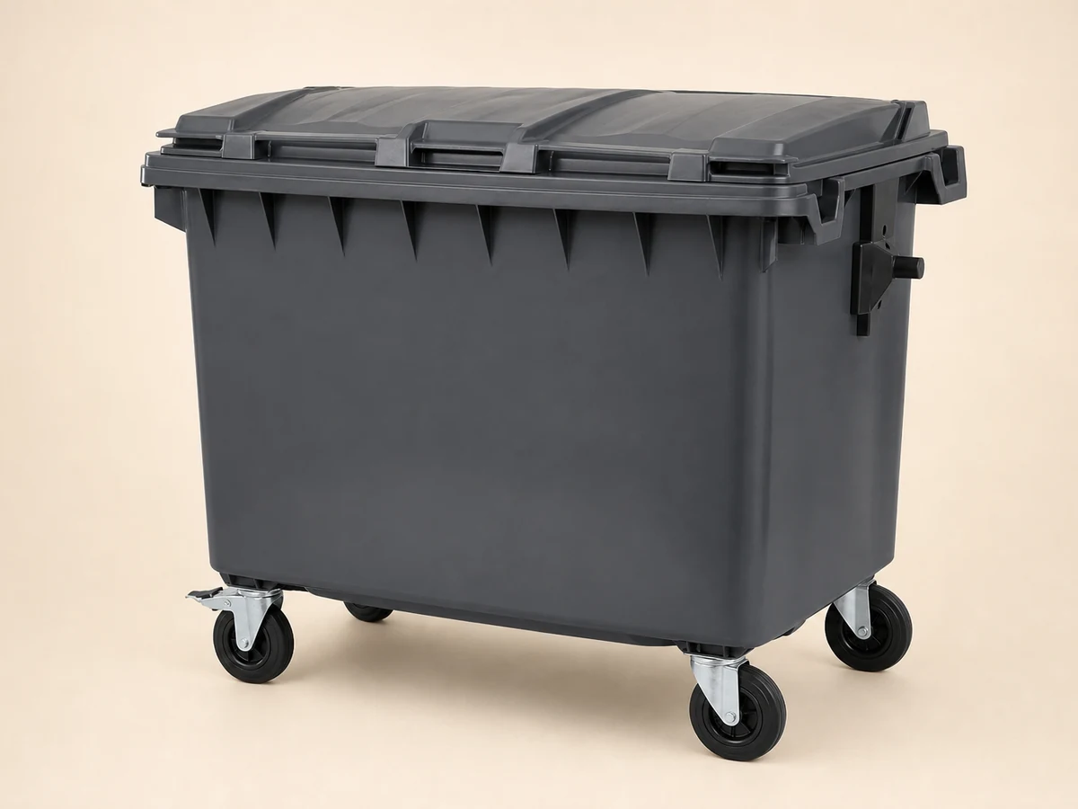 Photo non contractuelle de Conteneur poubelle 1100L