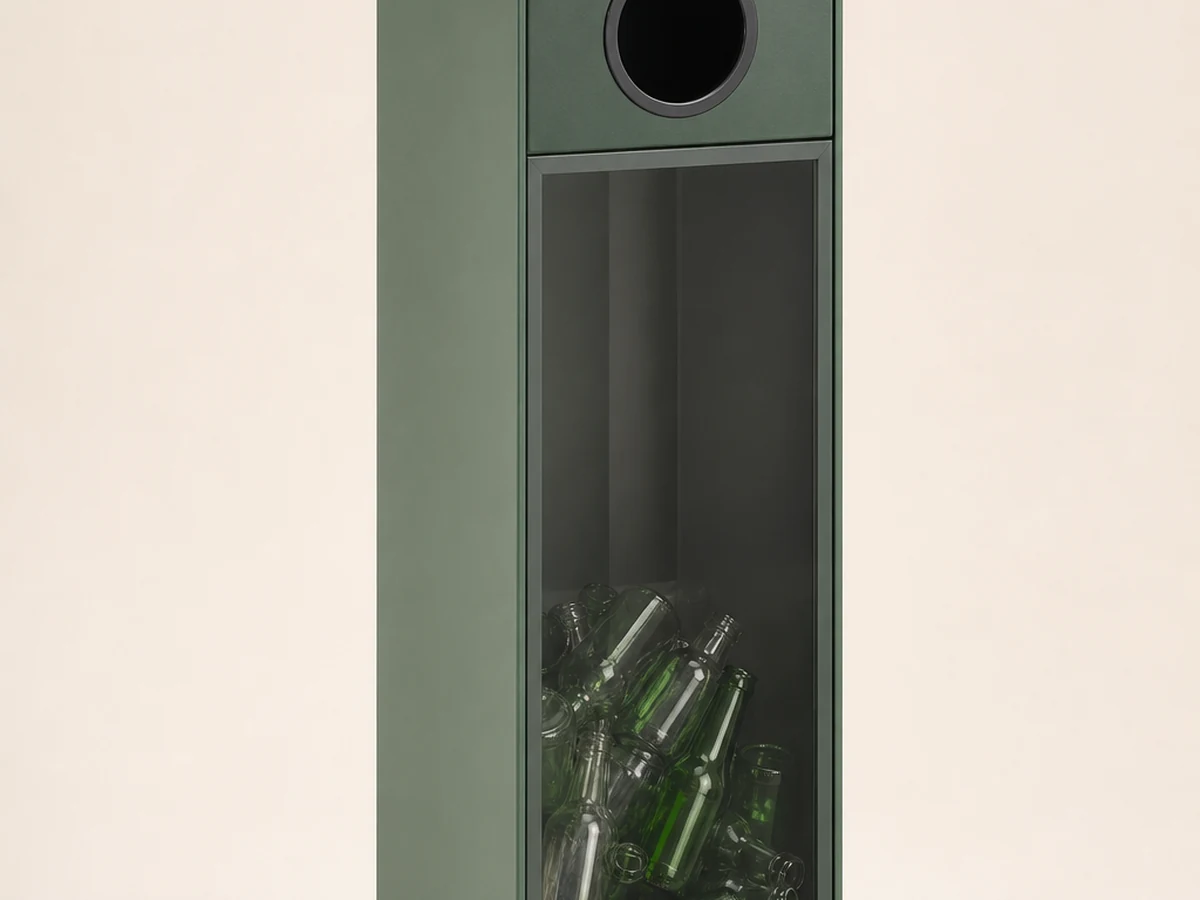 Photo non contractuelle de Poubelle à verre