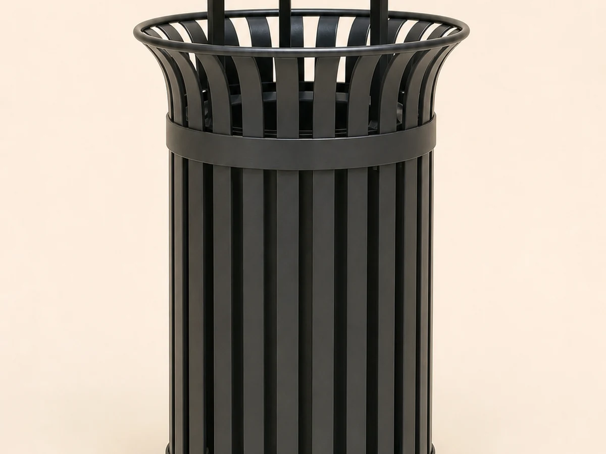 Photo non contractuelle de Poubelle pour espace public