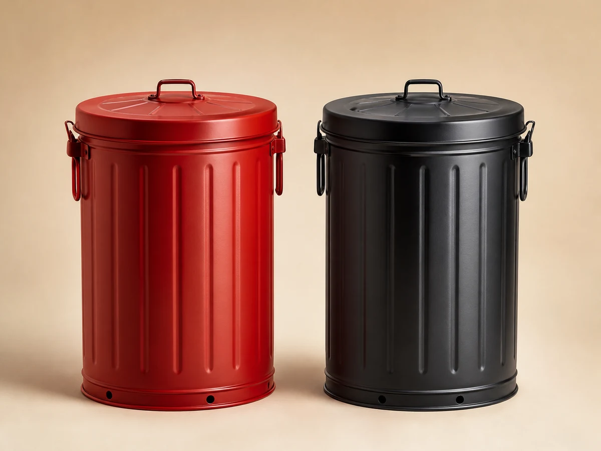 Photo non contractuelle de Poubelles d'atelier anti-feu