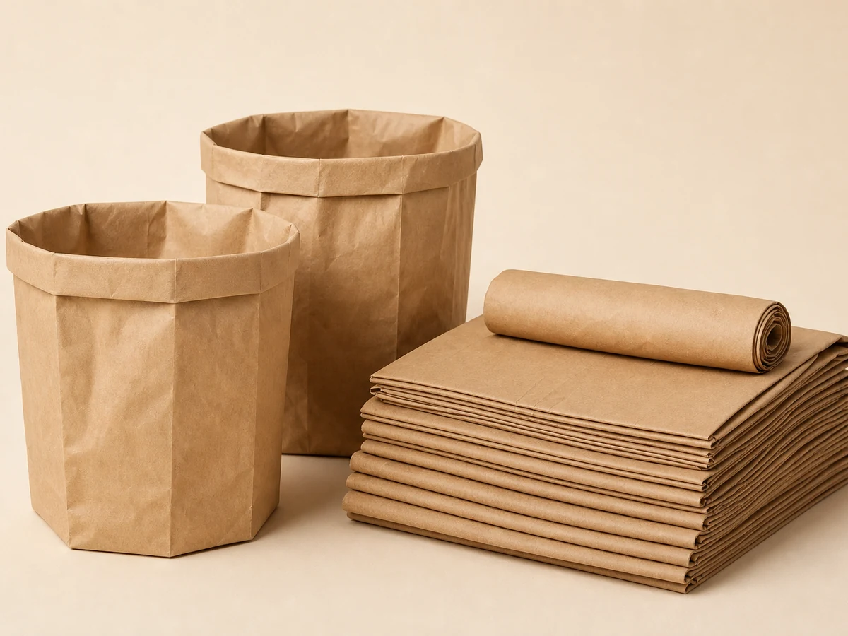 Photo non contractuelle de Sacs poubelles bio en papier