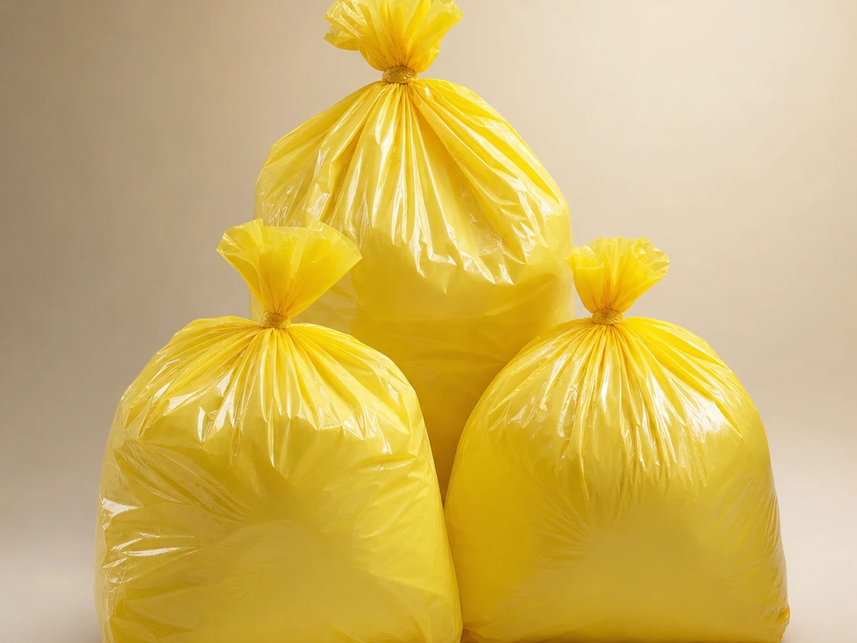 Photo non contractuelle de Sacs poubelles déchets hospitaliers NF