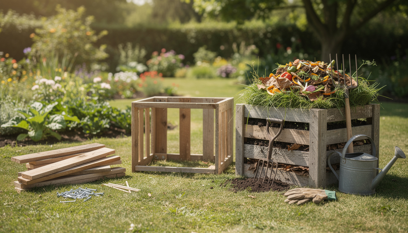 apprenez à fabriquer un composteur maison simple et efficace pour recycler vos déchets organiques et enrichir votre jardin naturellement.
