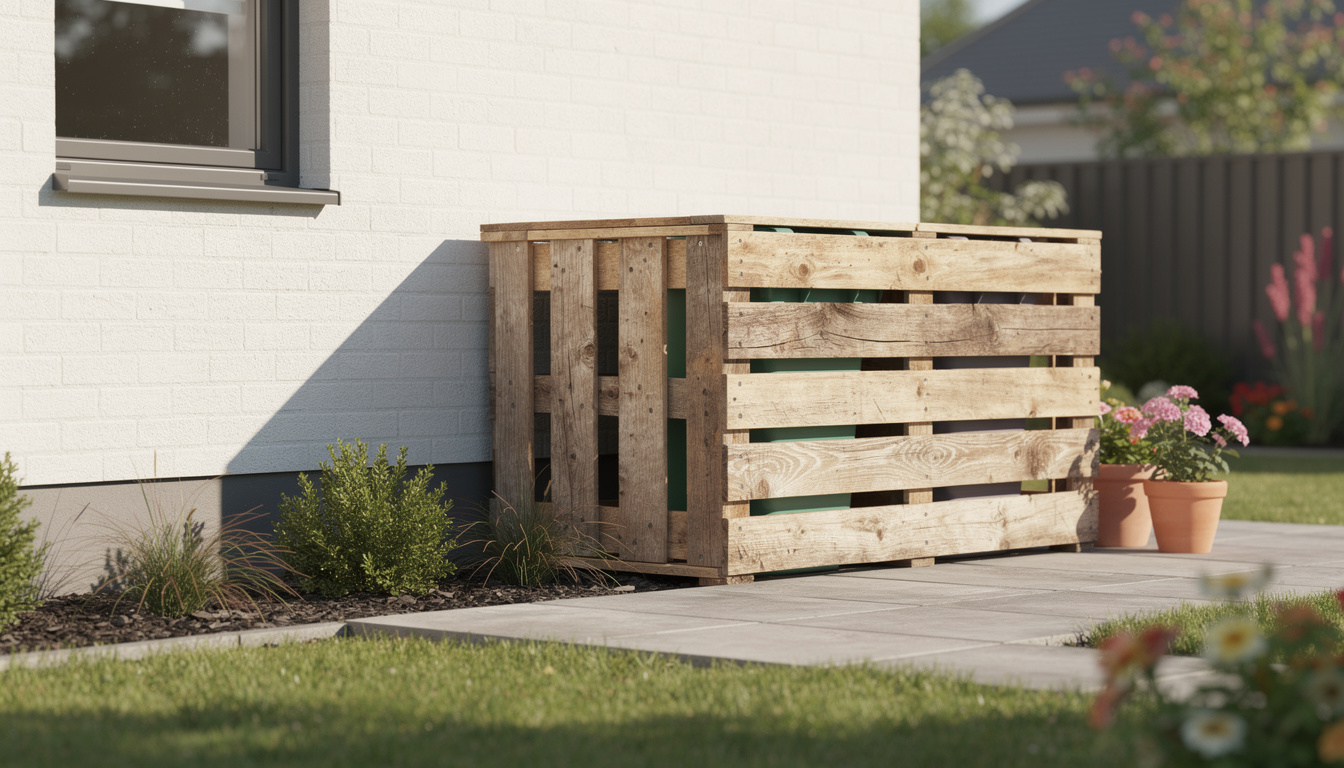 apprenez à fabriquer facilement un cache poubelle en palette chez vous grâce à ce tuto simple et pratique, idéal pour embellir votre espace extérieur.