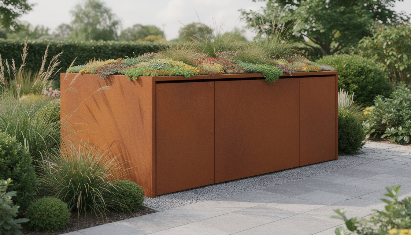 découvrez notre sélection de cache-poubelles en acier, alliant robustesse et design moderne pour dissimuler vos déchets avec élégance et praticité.