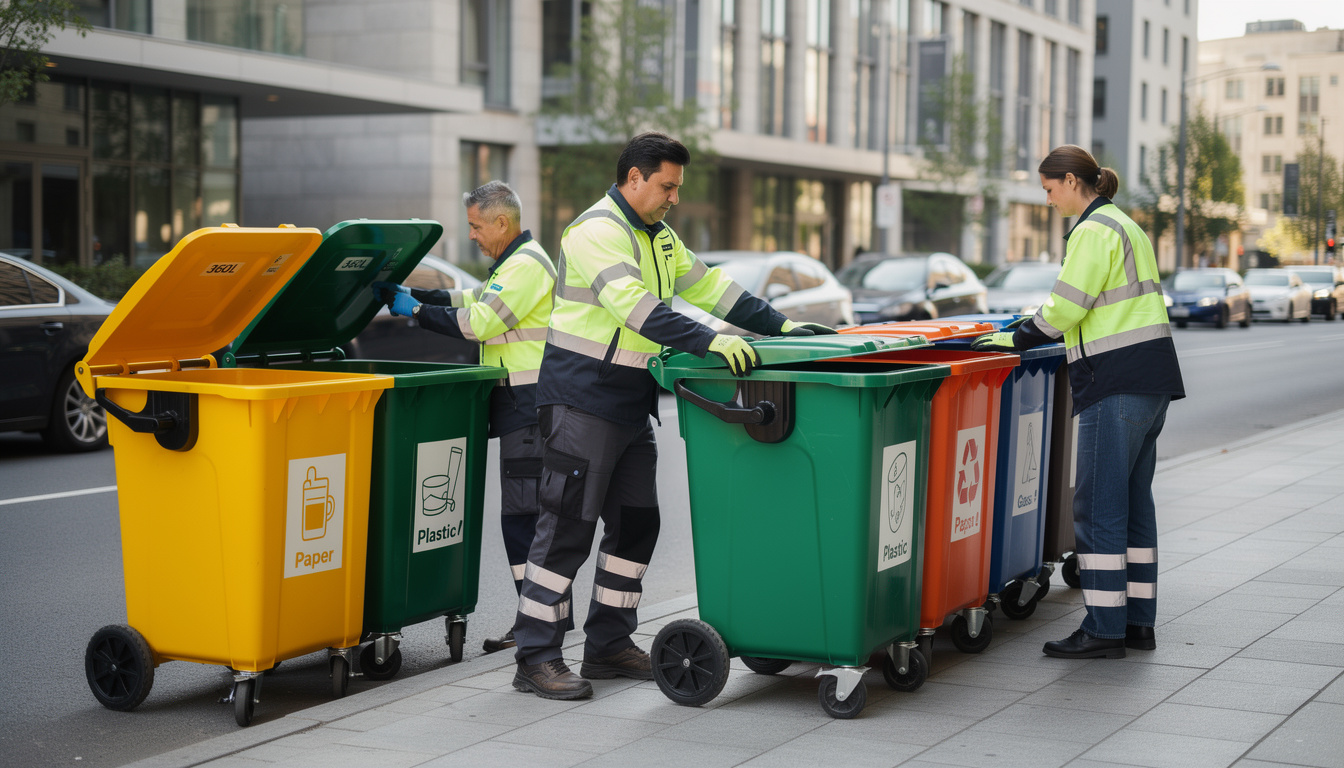 découvrez notre conteneur poubelle 360l, idéal pour le tri et la gestion des déchets avec une grande capacité et une robustesse optimale.