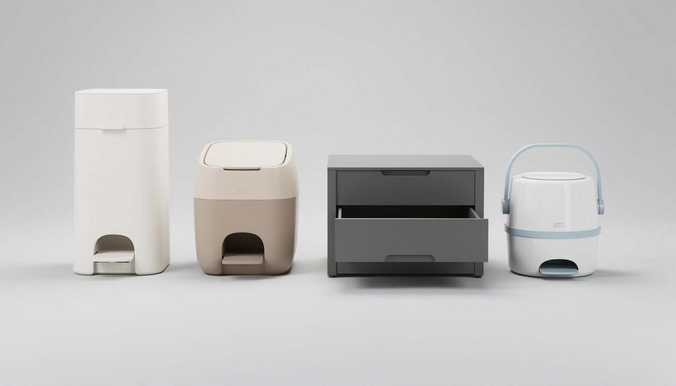 découvrez notre poubelle à litière pratique et hygiénique, idéale pour faciliter le nettoyage de la litière de votre animal domestique tout en contrôlant les odeurs.