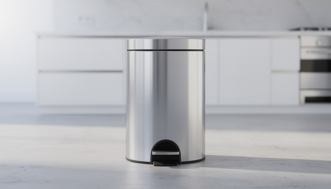 découvrez notre poubelle à pédale en inox, alliant design élégant et praticité pour une gestion facile des déchets dans votre cuisine ou bureau.