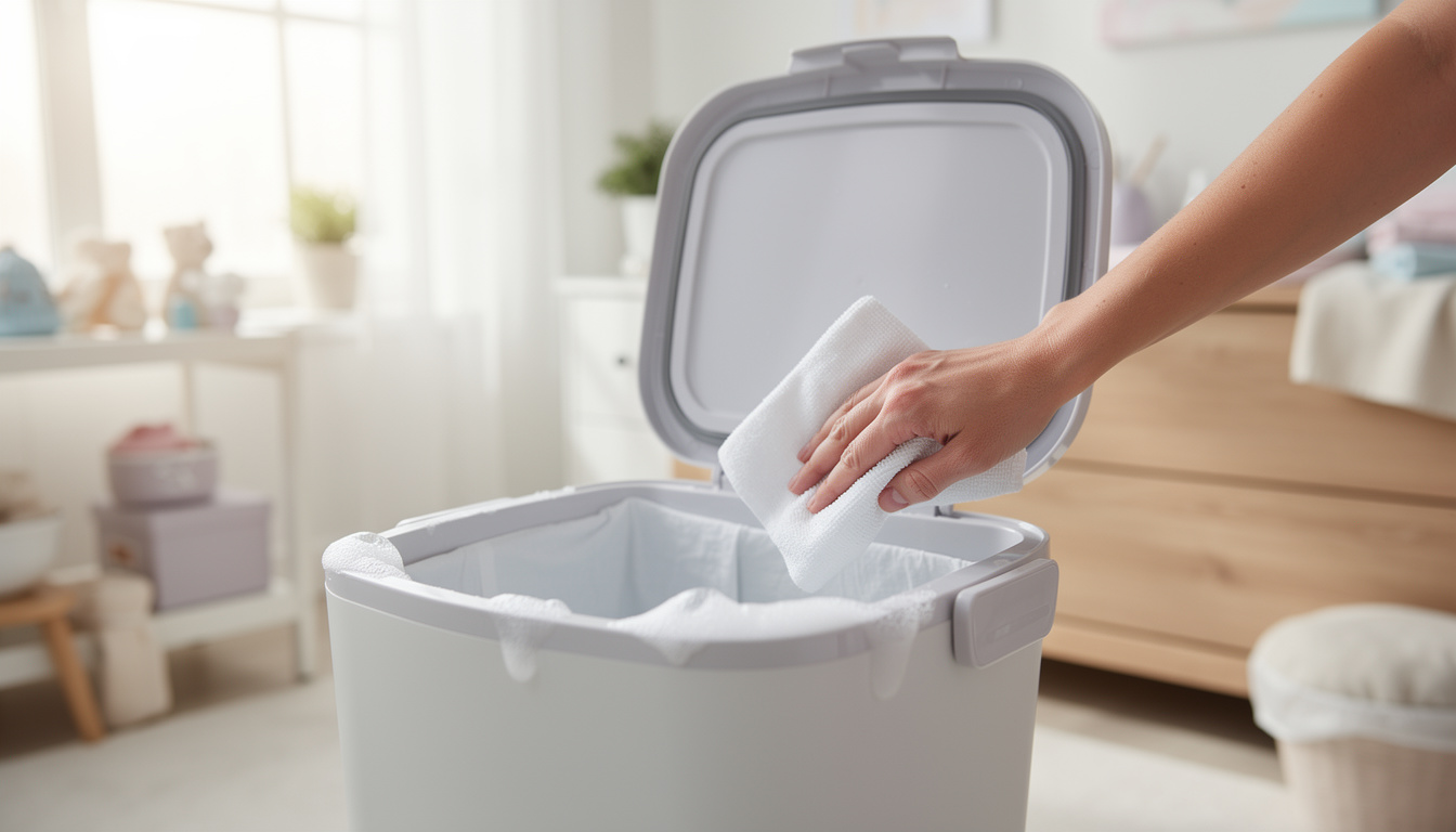 découvrez notre sélection de poubelles bébé pratiques et hygiéniques, idéales pour garder la chambre de votre enfant propre et sécurisée.