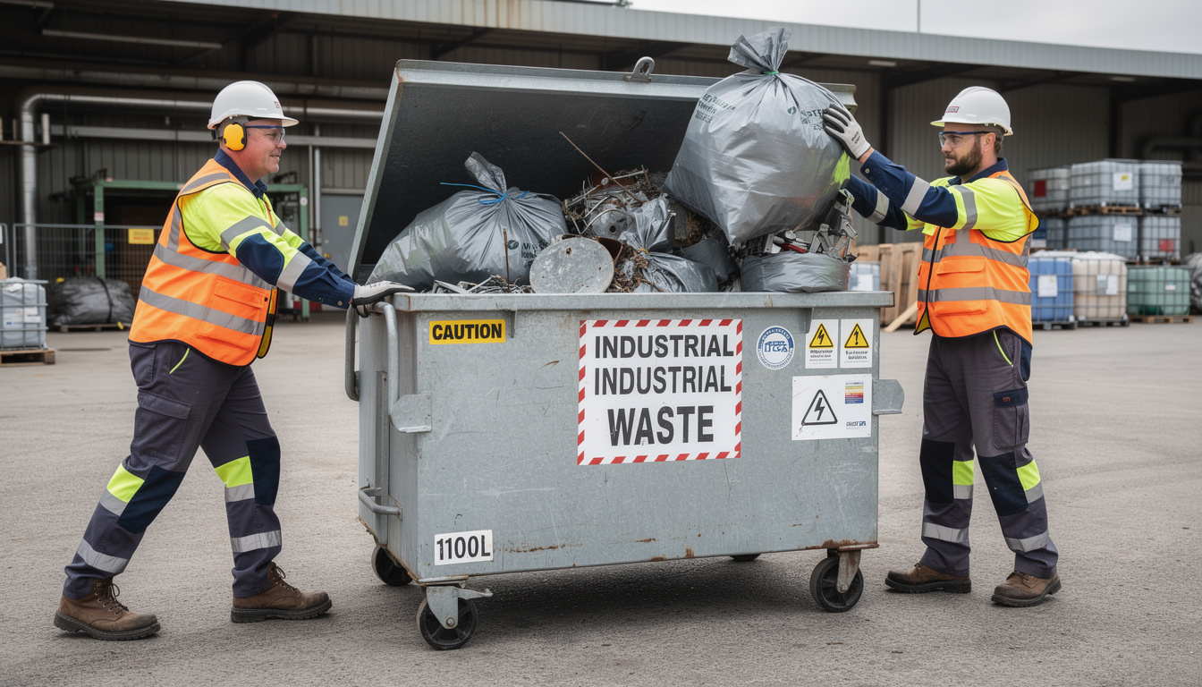 découvrez notre poubelle collective 1100l, idéale pour la gestion efficace des déchets dans les espaces publics et professionnels. robuste, spacieuse et facile à manipuler.