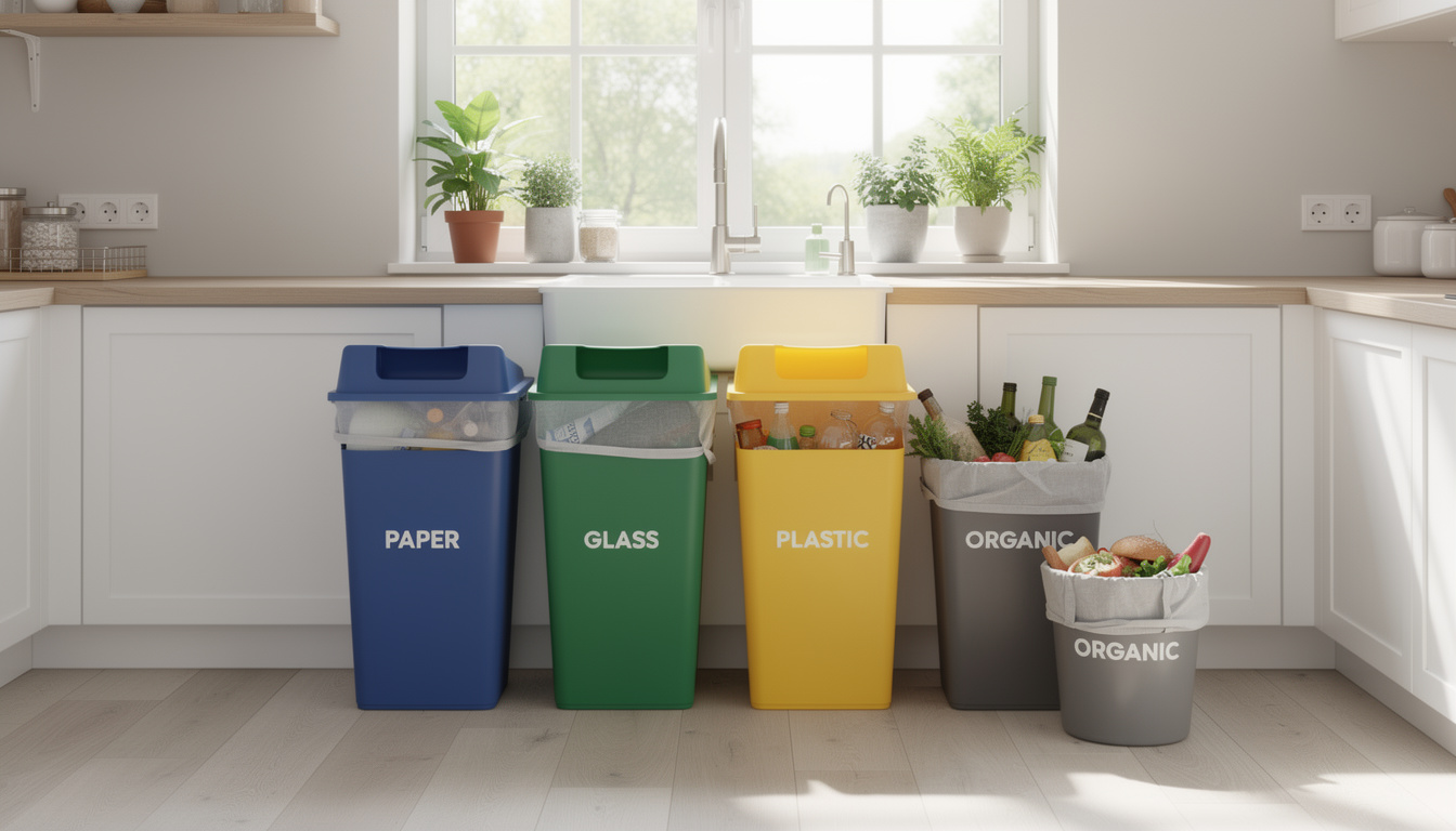 découvrez notre gamme de poubelles de tri sélectif pratiques et écologiques, idéales pour faciliter le recyclage à la maison ou au bureau.
