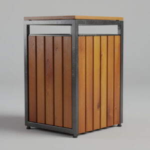 découvrez notre poubelle extérieure en bois, alliant esthétisme naturel et robustesse pour un rangement pratique et élégant dans votre jardin ou espace extérieur.