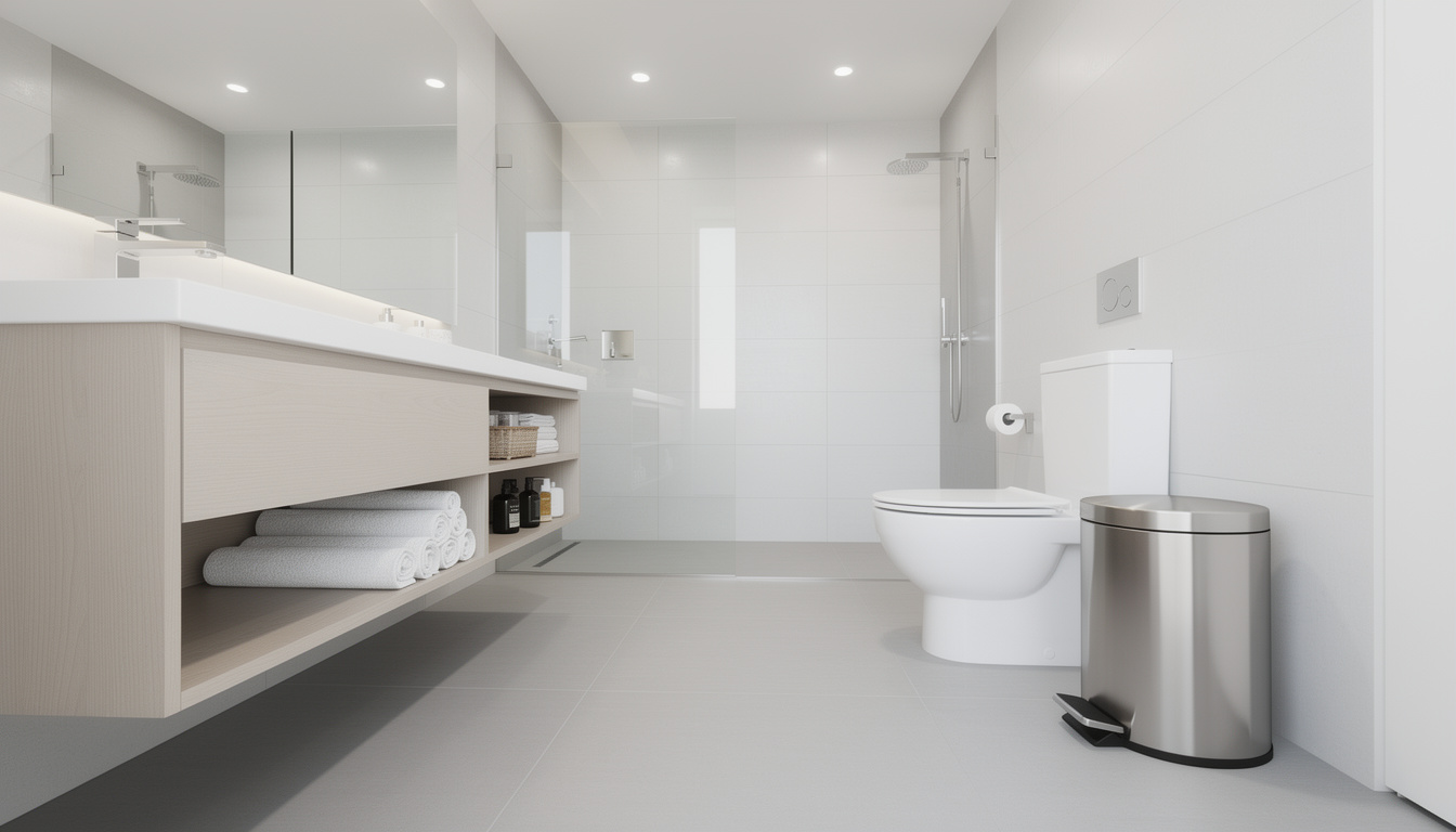 découvrez notre sélection de poubelles pour salle de bain, alliant design élégant et praticité pour un espace propre et organisé.