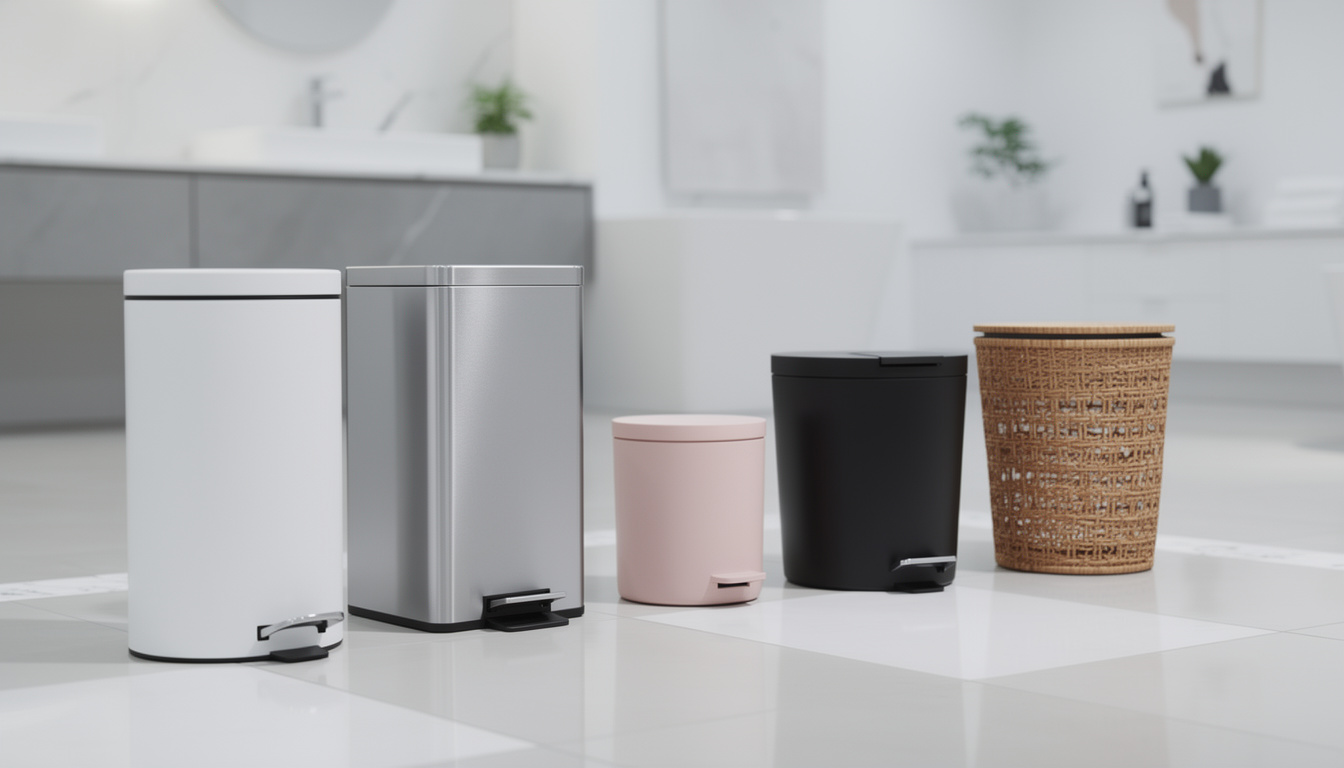 découvrez notre sélection de poubelles pour salle de bain, alliant design, praticité et hygiène pour un espace propre et élégant.