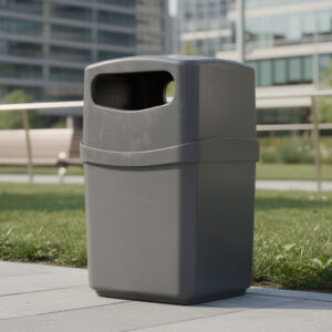 découvrez notre poubelle urbaine en plastique, robuste et durable, idéale pour gérer efficacement les déchets en milieu urbain tout en résistant aux intempéries.
