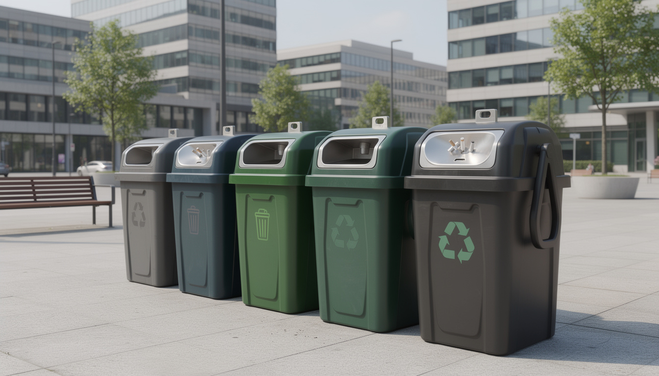 découvrez notre poubelle urbaine en plastique, durable et résistante, idéale pour le tri et la gestion des déchets en milieu urbain.