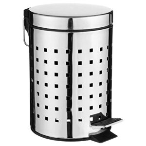 Poubelle WC / Salle de bain Cube - Inox - 3L - Argent