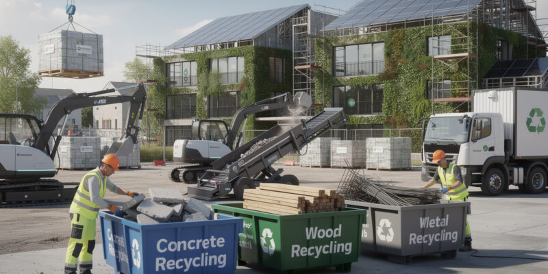 Les meilleures pratiques pour le recyclage dans le btp en 2025